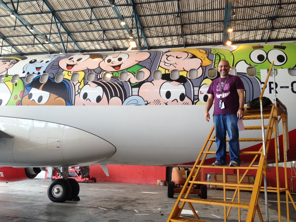 MSP Estúdios — avião Avianca, produção