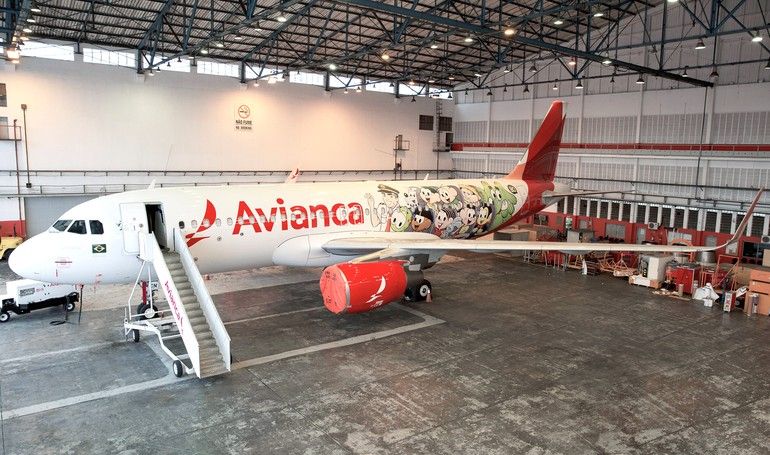 MSP Estúdios — avião Avianca
