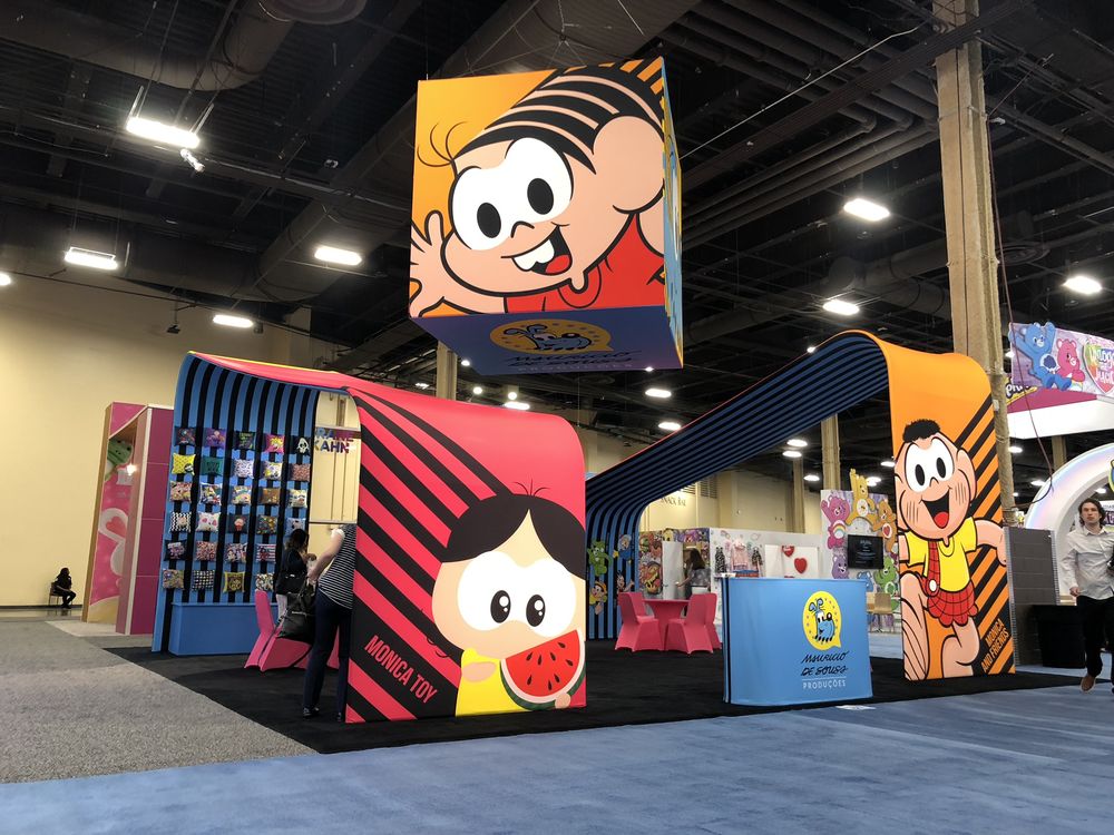MSP Estúdios — estande Licensing Las Vegas