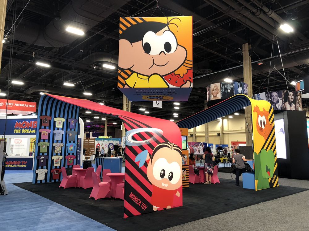 MSP Estúdios — estande Licensing Las Vegas